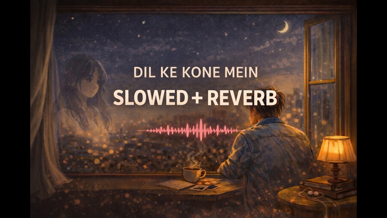 Dil Ke Kone Mein (Slowed & Reverb) 🌧️ | Sad Hindi Lofi | Midnight Vibes