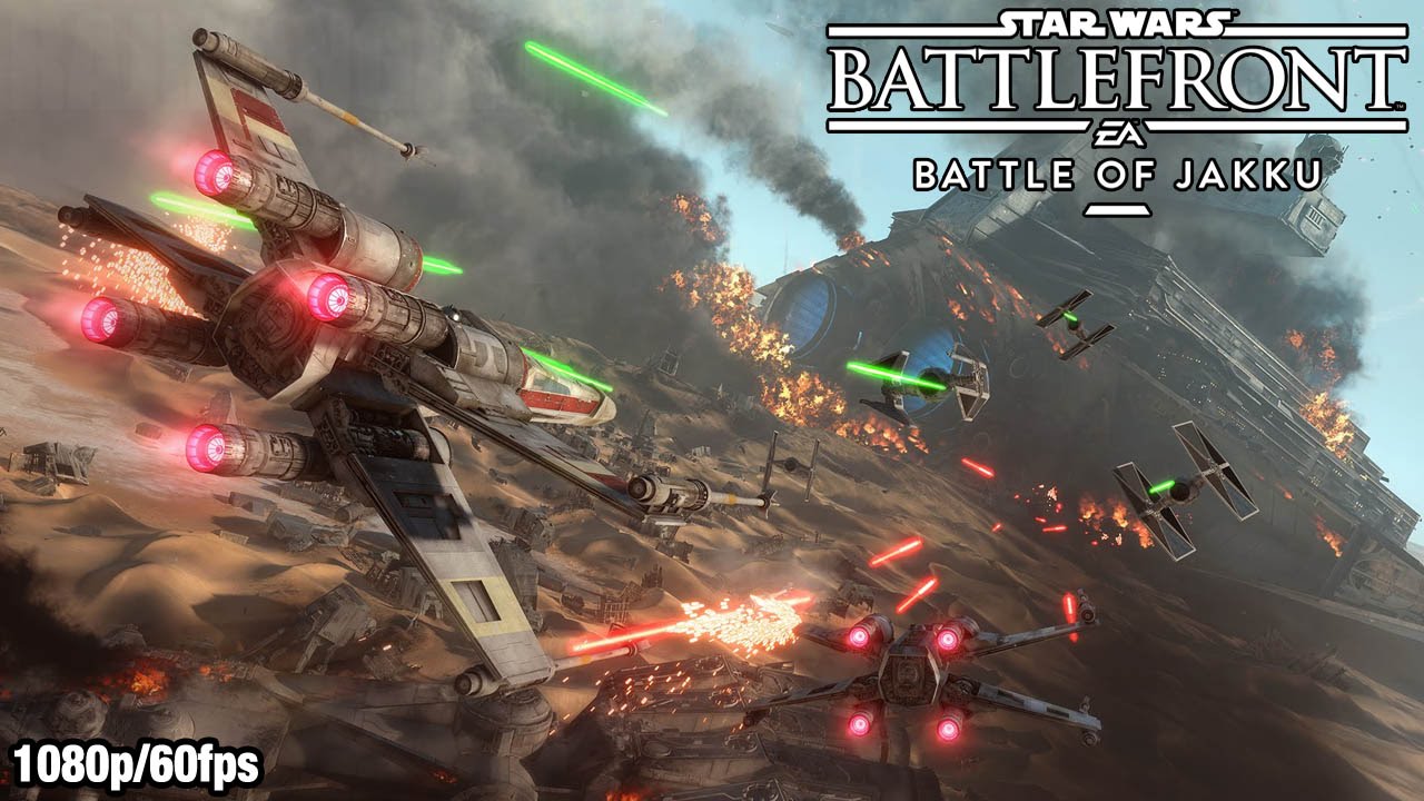 Star Wars Battlefront - Battle of Jakku Multiplayer Gameplay (PS4) @ 1080p (60fps) HD ✔