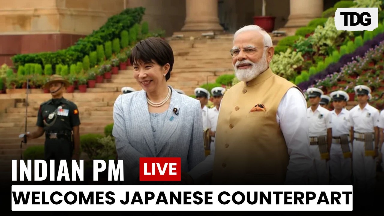 WATCH LIVE | Indian PM Narendra Modi Welcomes Japanese PM Sanae Takaichi In Delhi