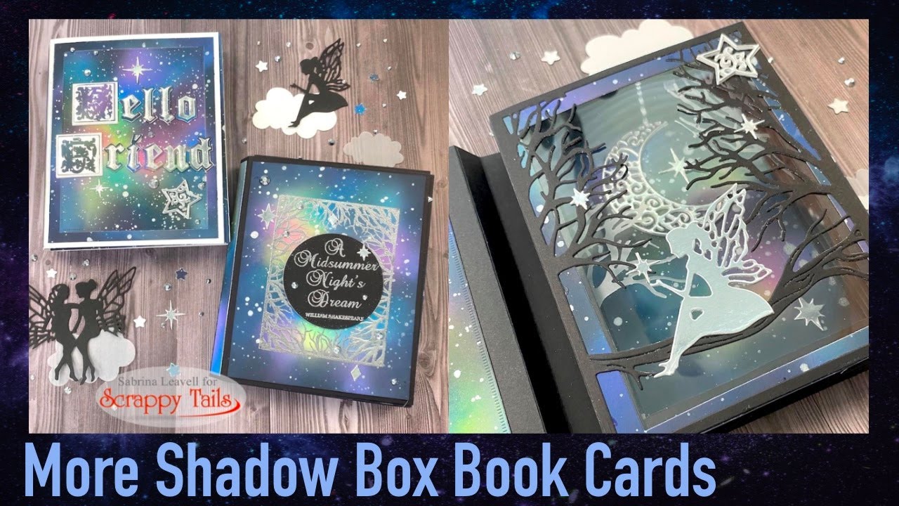 New & Innovative Pop up Shadow Box Book Cards with Hot Foiling