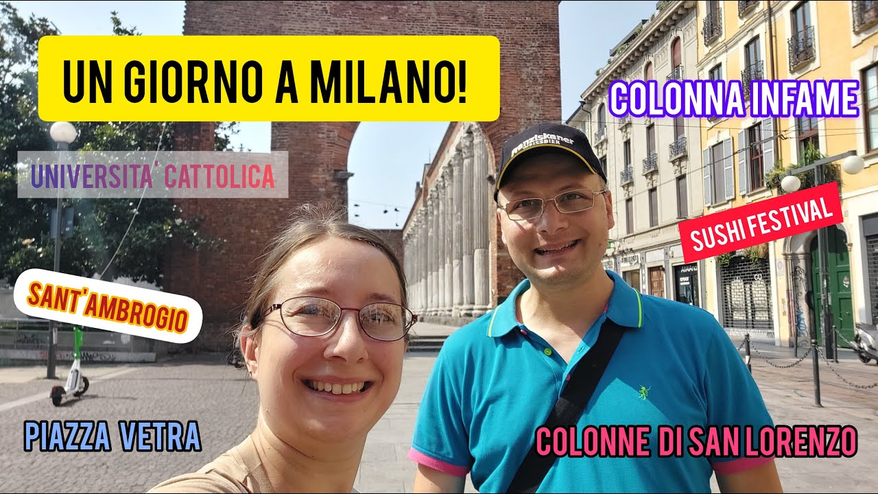 Un giorno con noi! Leggende milanesi, Università Cattolica, Sant'Ambrogio, Piazza Vetra e Sushi!