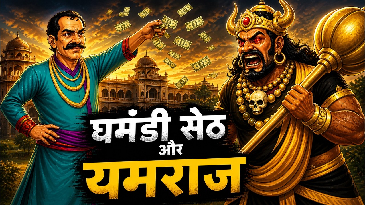 घमंडी और यमराज  | Ghamandi Or YAMRAJ | Hindi kahaniya | Moral stories | Cartoon story | Kahani