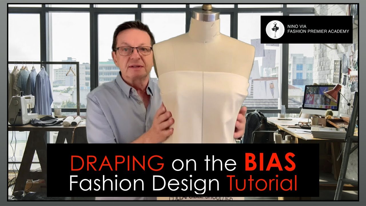 WHY use BIAS ~ Draping on the BIAS ~ Advantages of BIAS Fabrics ~ Fashion Designer