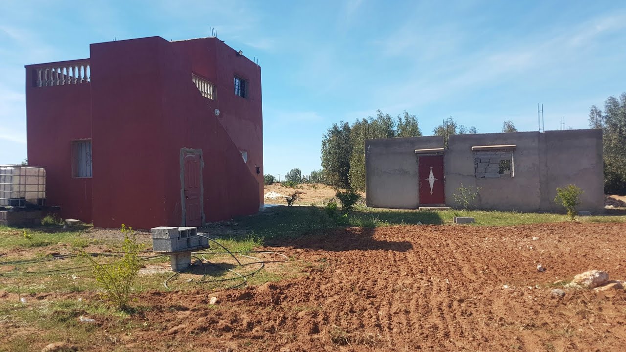 عشاق البادية 2 منازل🏡للبيع مع أرض محفظة تيتر بتمن همزة بدكالة
