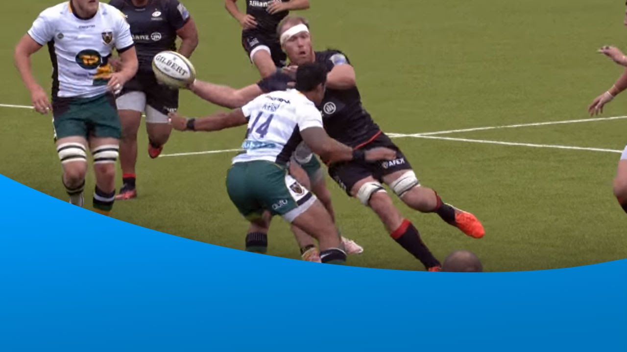 Great offload by Schalk Burger