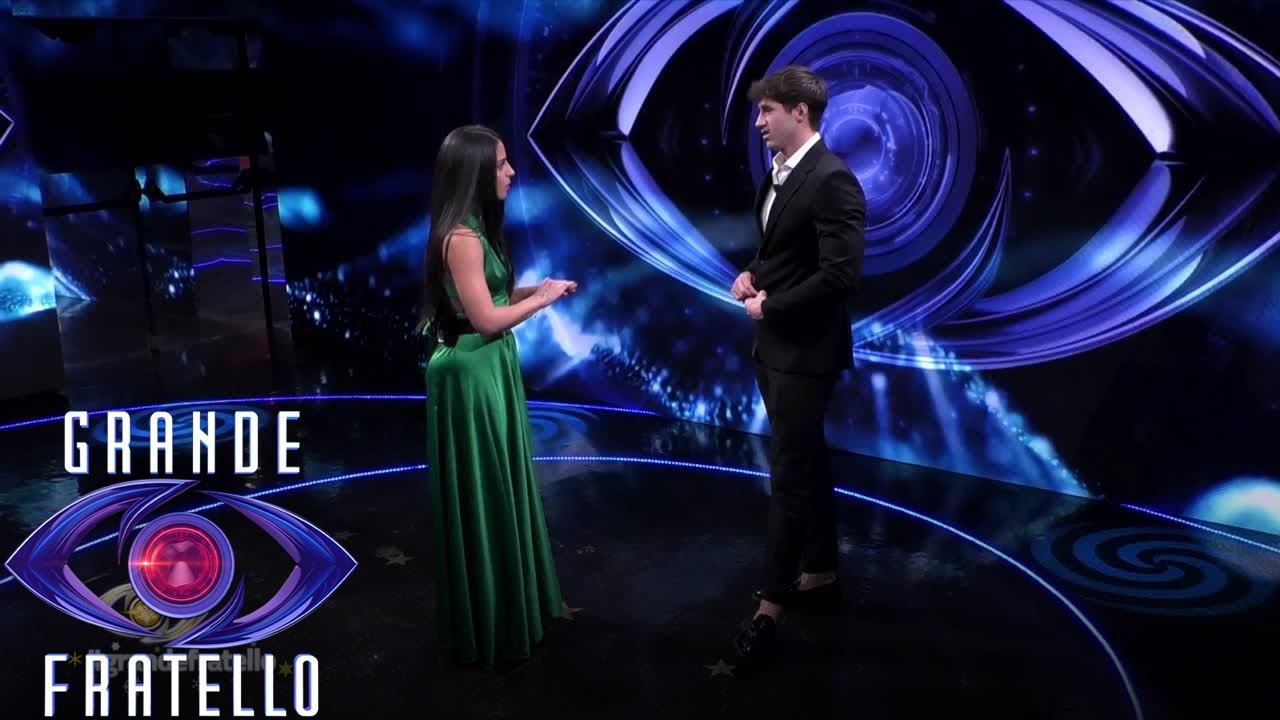 Grande Fratello - Il confronto tra Perla Vatiero e Mirko Brunetti