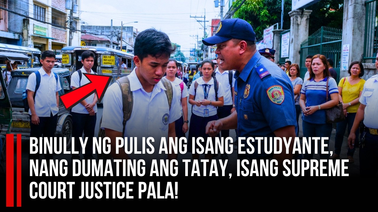 BINULLY NG KOTONG NA PULIS ANG ISANG ESTUDYANTE—NANG DUMATING ANG TATAY, ISANG....