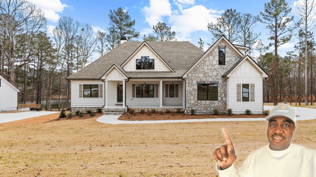 MUST SEE - New Luxury Home with Lake Views | Tyrone GA