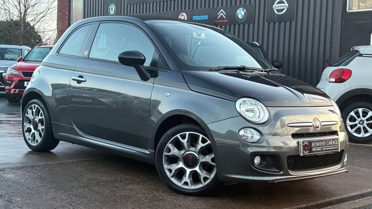 2013 (63) Fiat 500C GQ 0.9 TwinAir 2Dr in 2 Tone. 21k Miles. 2 Owners. 11 Services. £30 Tax. £7500