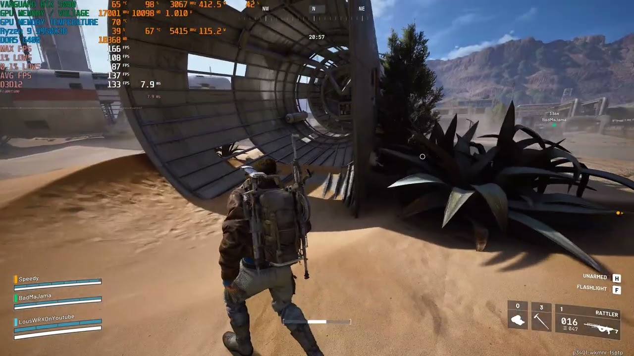 ARC Raiders 4K DLSS Vanguard RTX 5090 AMD Ryzen 9 9950X3D Cinematic Performance Benchmark