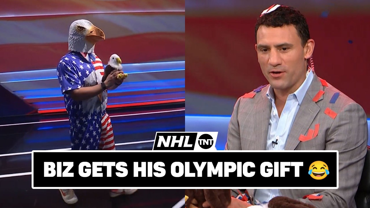 Biz Gets Trolled After Canada Falls at the Olympics 😂🇺🇸 | NHL on TNT
