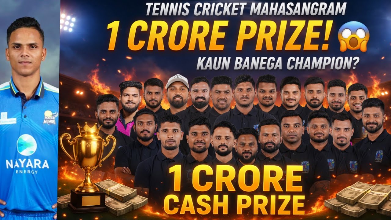 Tennis Cricket Ka 1 Crore Cash Prize Tournament 🔥 Fardeen Qazi | Karan Ambala | Krishna Satpute 