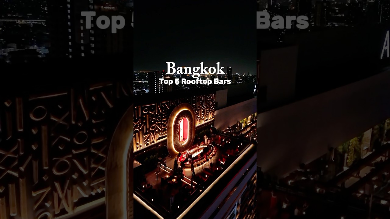 Save this Top 5 Rooftop Bars in Bangkok 👯&zwj;♀️🇹🇭 #rooftop #bangkok #skybar