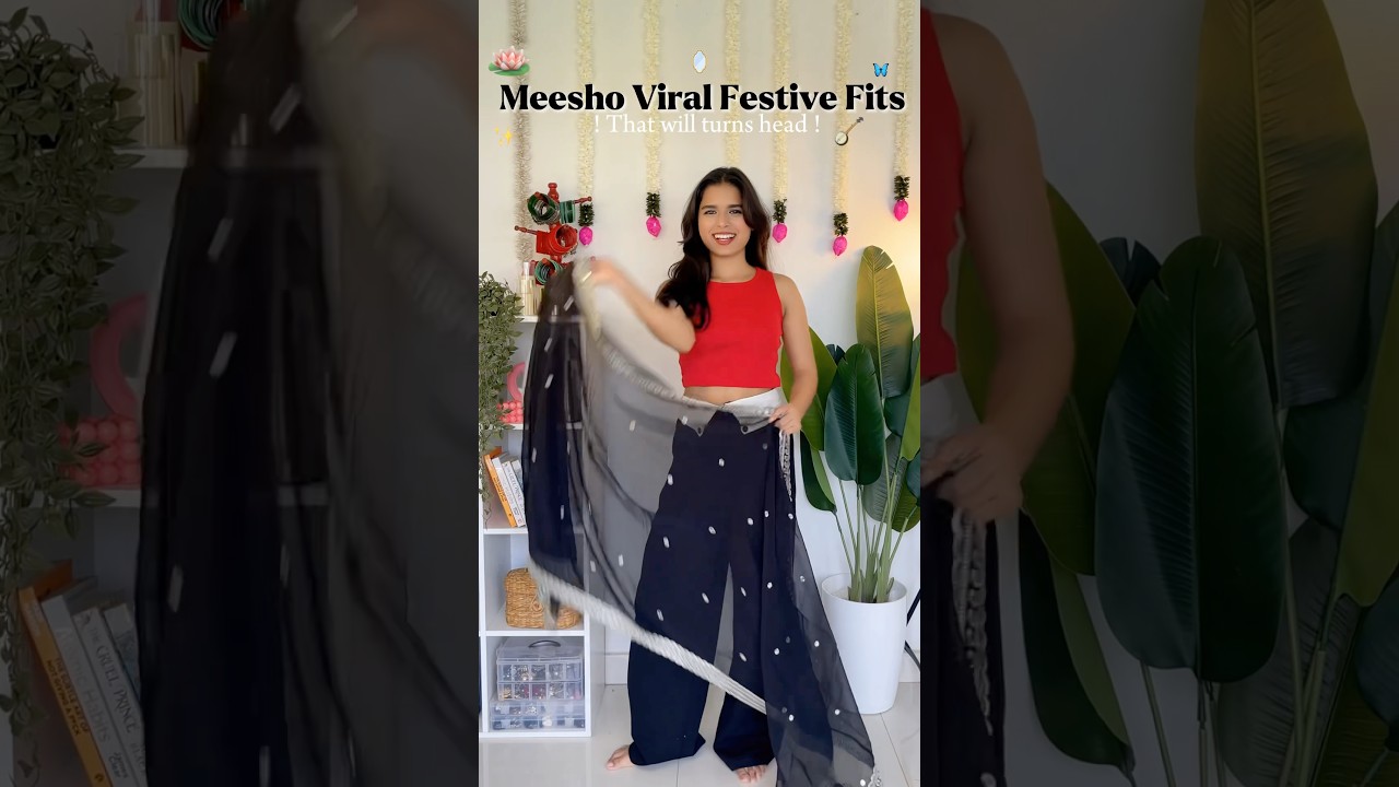 #Meesho Haul- Viral Festive fits Under budget 🪷✨ #meeshohaul #meeshoapp #meeshofind #ethnicwear
