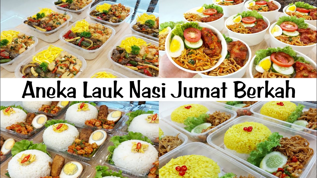 ANEKA LAUK NASI JUMAT BERKAH... BANYAK VARIASI MENU, BUDGET EKONOMIS!!!