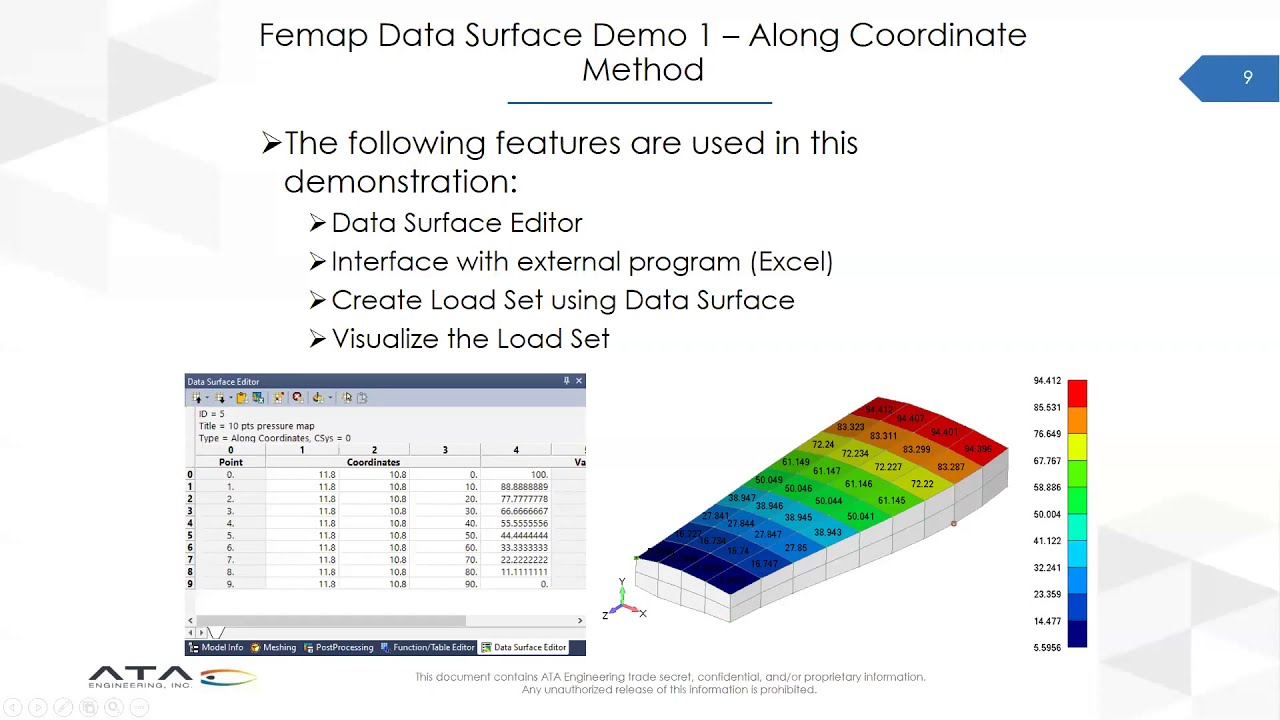 Working with Femap Data Surfaces