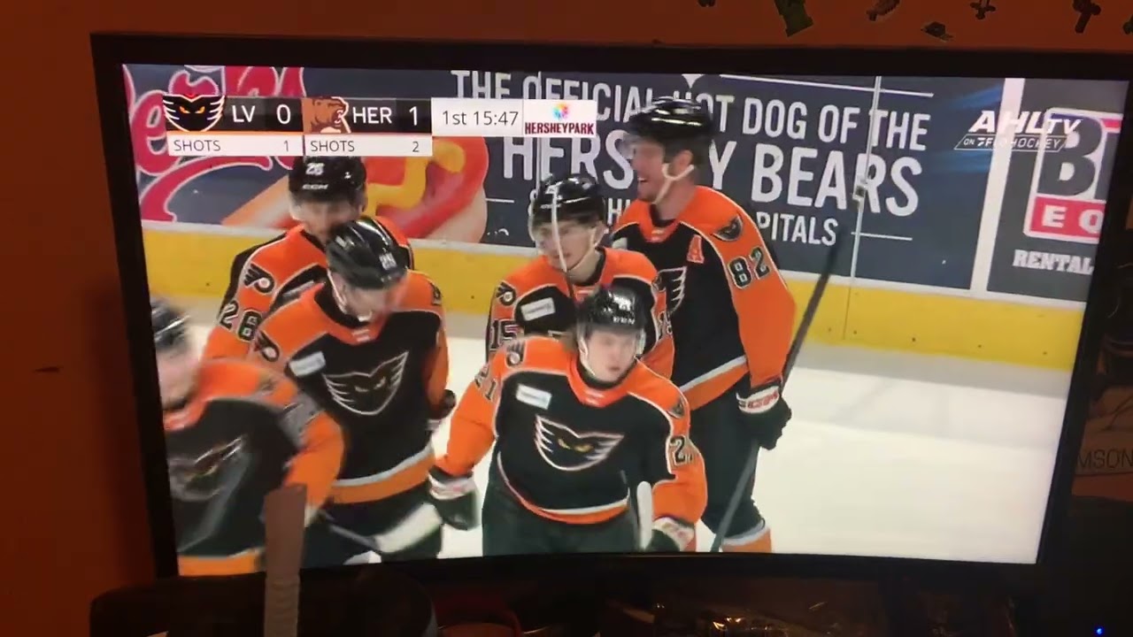 Ahl Hershey bears vs Lehigh Valley phantoms hockey vlog home 