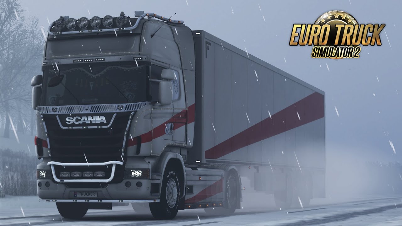 ETS 2 1.43 | Frosty Winter Mod | Дальняк по Европе #2 | Австрия - Польша