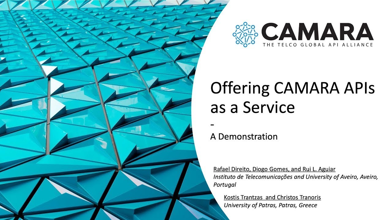 Offering CAMARA APIs as a Service