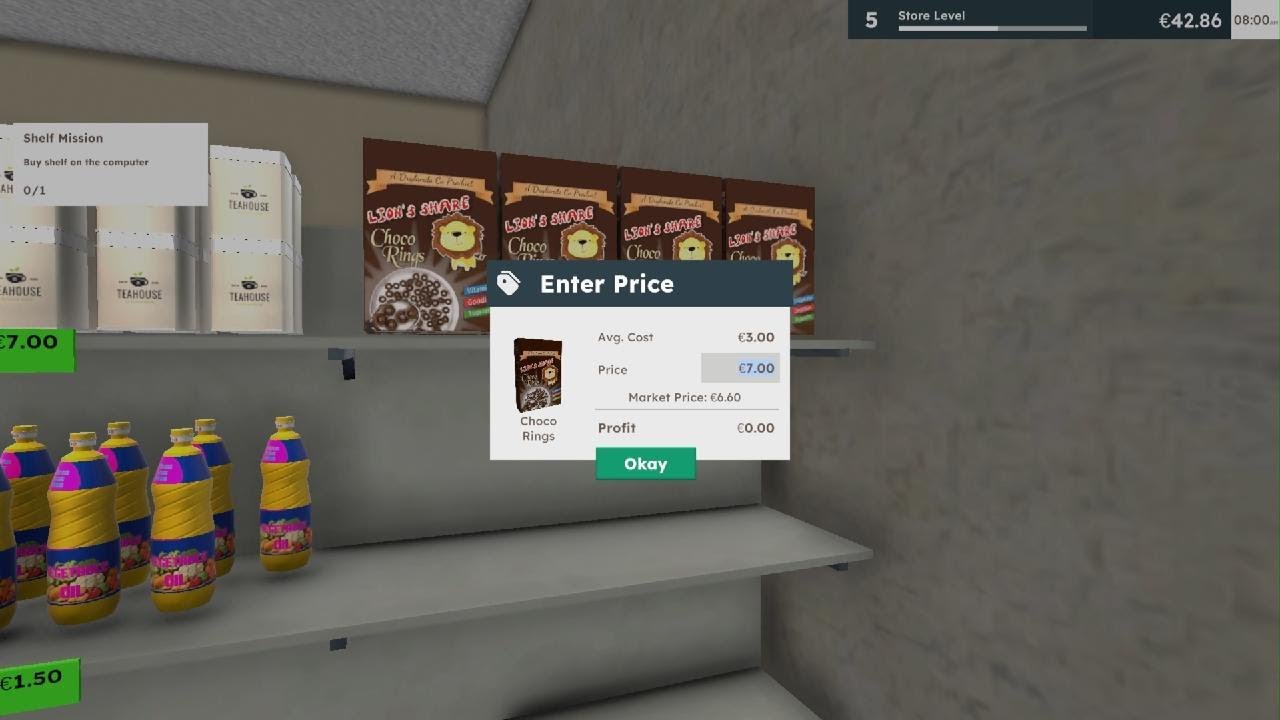 Supermarket Owner Simulator: Business