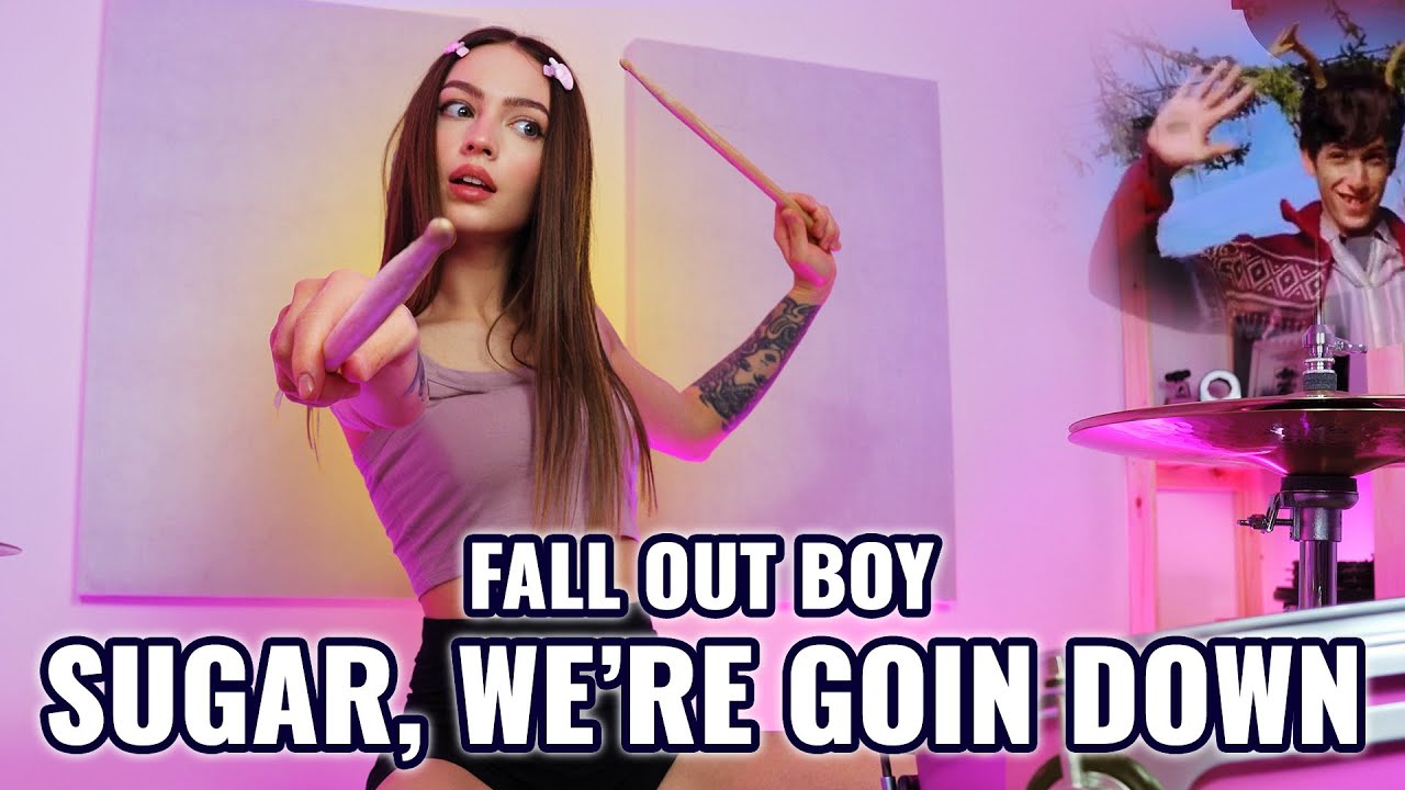 Fall Out Boy - Sugar, We're Goin Down - Drum Cover by Kristina Rybalchenko