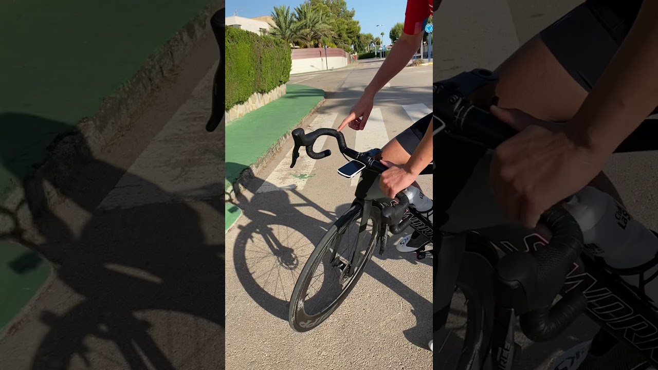El motivo de llevar un manillar asim&eacute;trico adaptado en todas mis bicicletas. #shorts