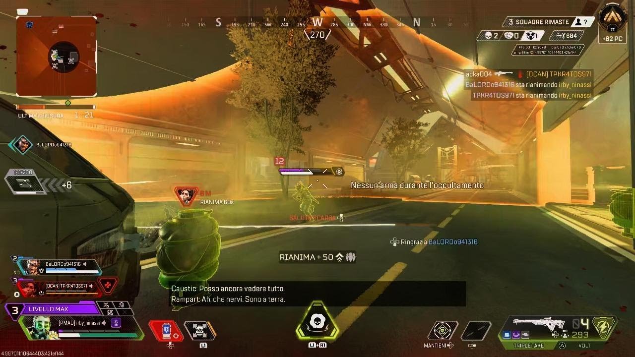 Apex Legends Caustic endgame