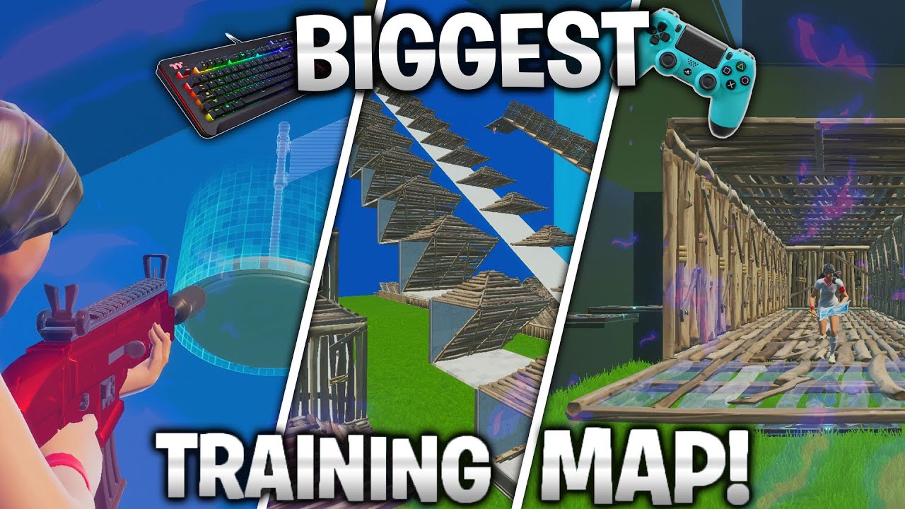 BIGGEST Training Map v2! Aim, Edits, Builds (Fortnite Creative)