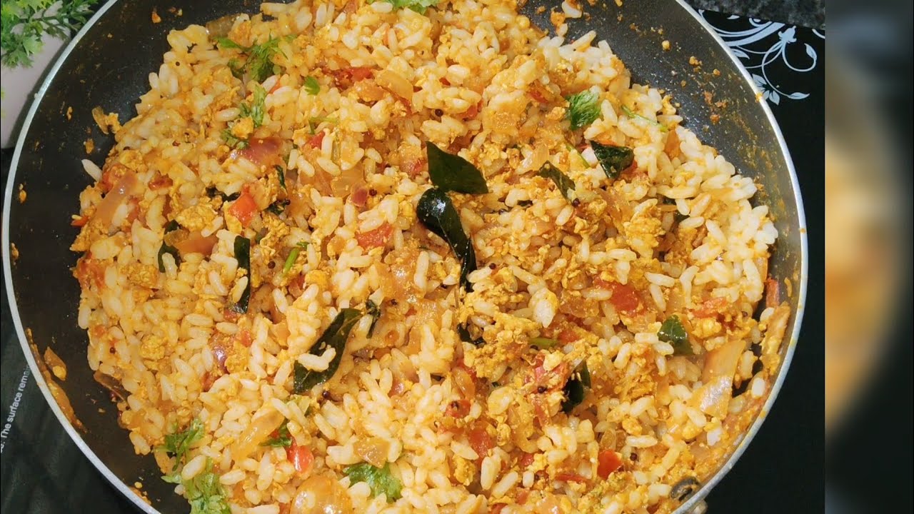 മുട്ട ചോറ് /egg rice/very easy lunch box recipe video malayalam/ Ramsi homely kichen 