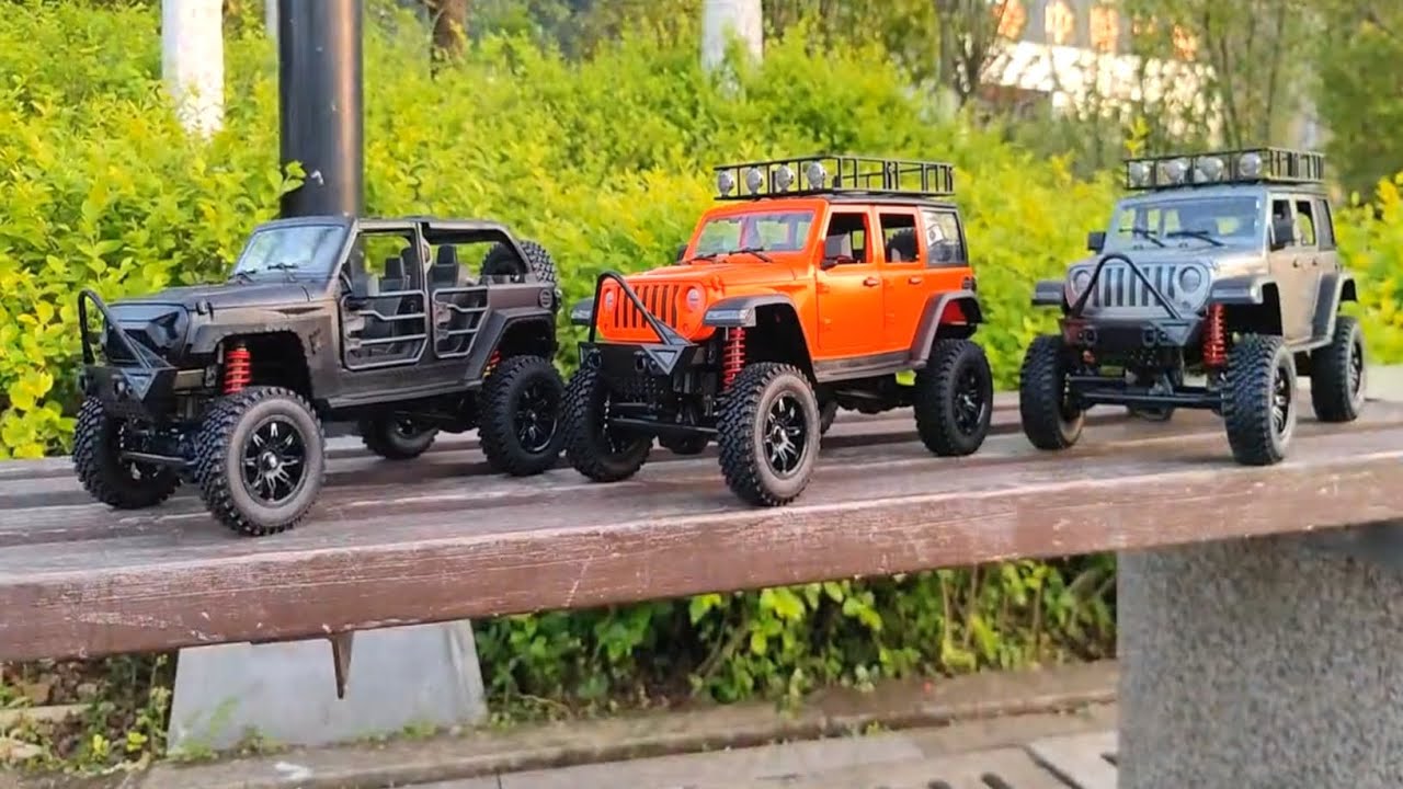 Rc 1/12 Scale MN128 Jeep Rubicon Unboxing & Testing - Rc Unboxing Ark