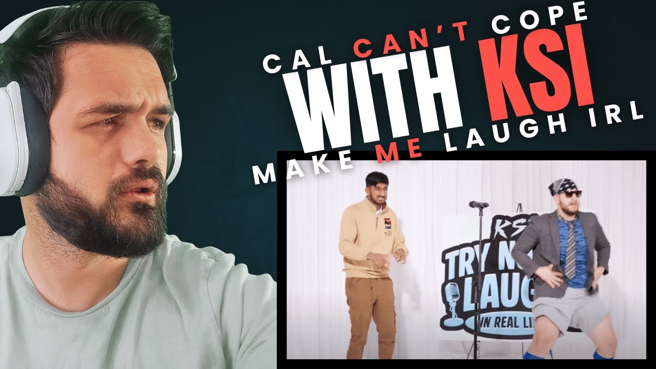 Reacting to KSI’s £1,000 Make Me Laugh Challenge IRL | Cal Can’t Cope