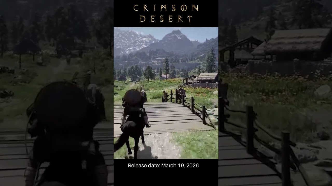 Crimson Desert City Gameplay Looks Insane  #pcgaming #gaming