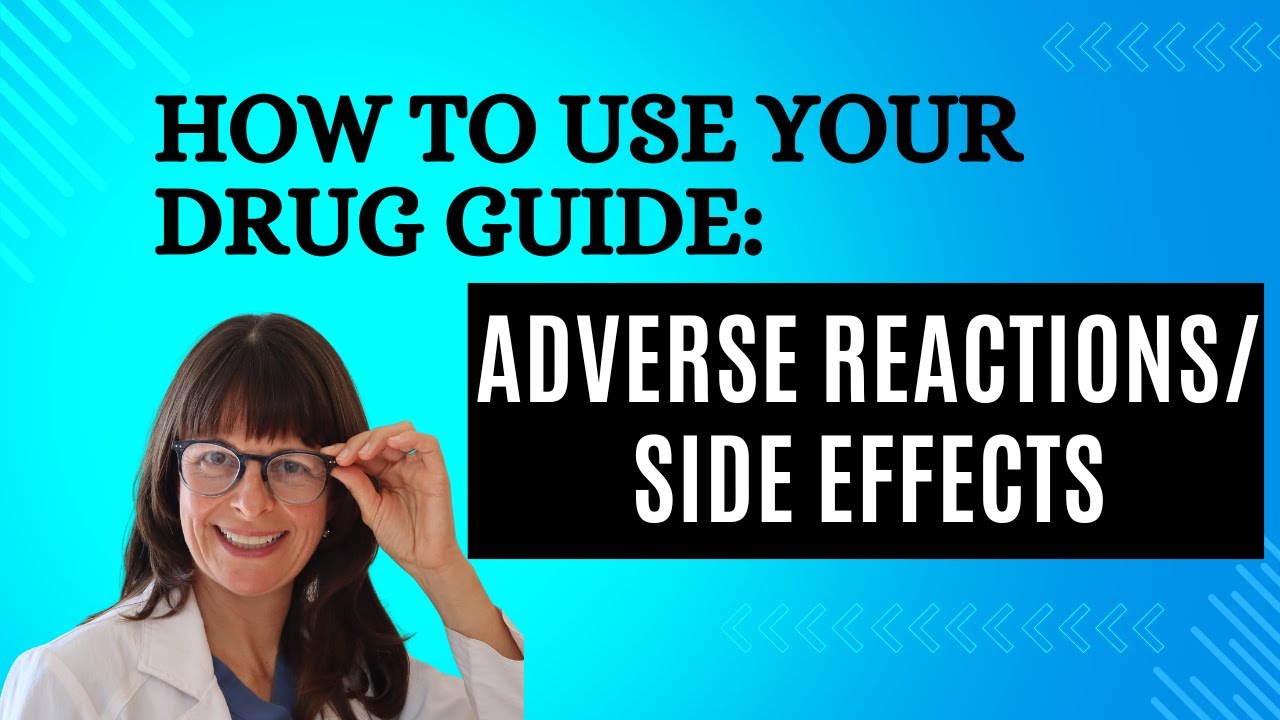 How to use your Drug Handbook: Adverse Reactions #pharmacology