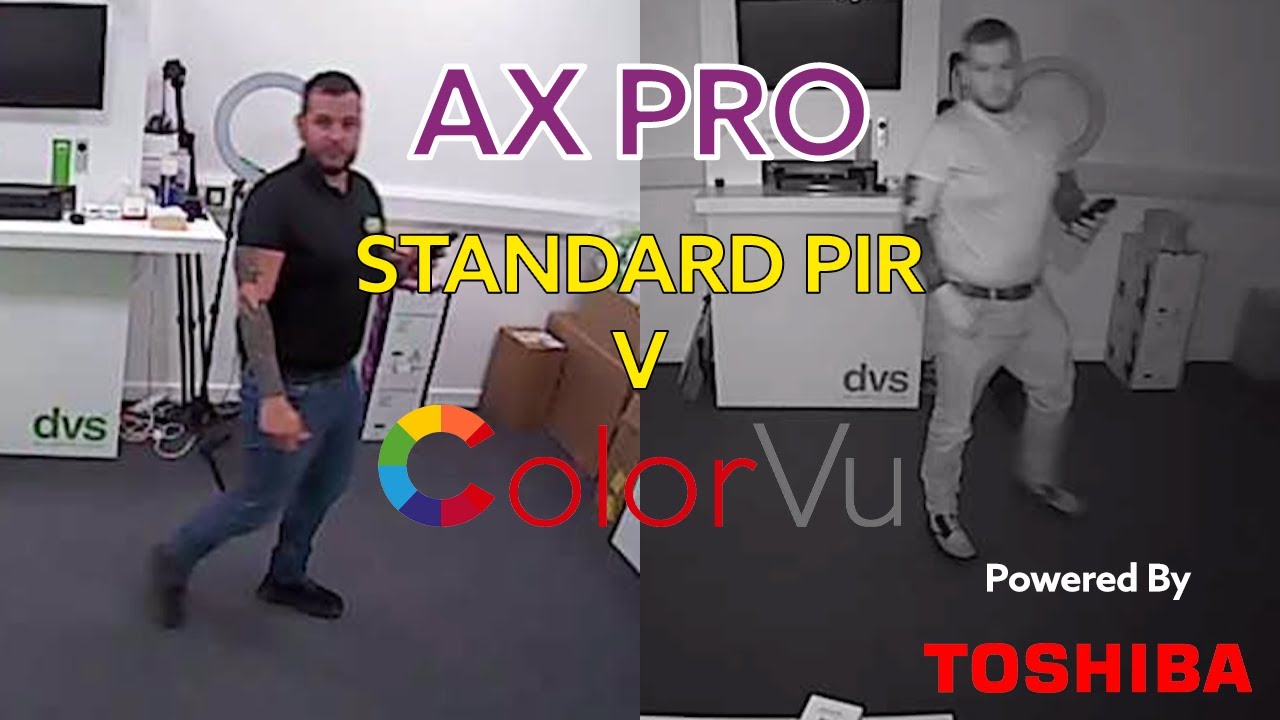 What's the difference between standard PIR and ColorVu PIR? AX Pro demo!