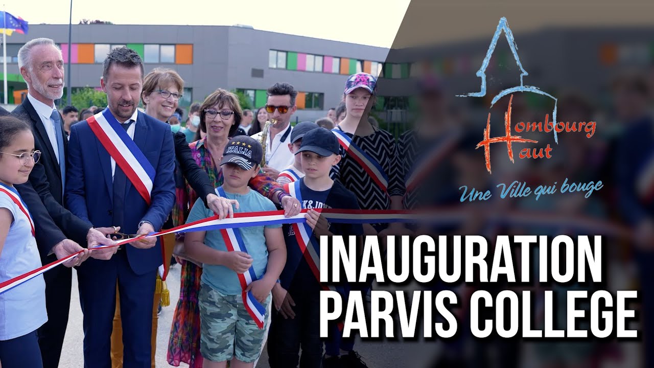 Hombourg-Haut | Inauguration du Parvis du Collège Schumann