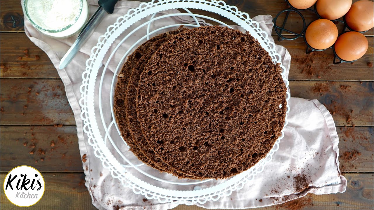 Kikis Backschule: Schokobiskuitboden - so gelingt er dir am Besten / Biskuitboden Rezept