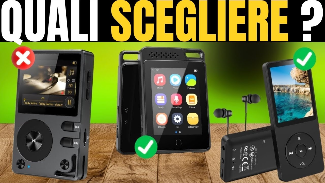 I 4 Migliori Lettori MP3 Qualit&agrave;‑Prezzo Del 2026 [NON COMPRARE QUELLO SBAGLIATO]