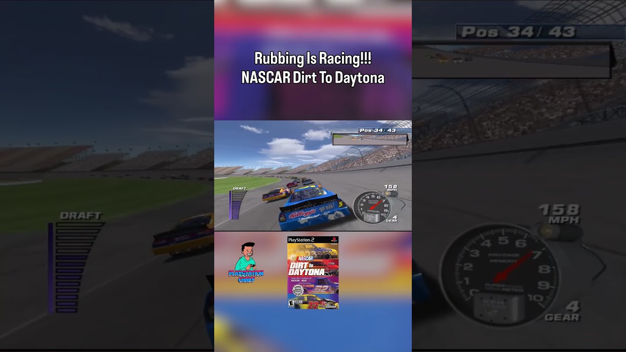 RUBBING IS RACING! NASCAR Dirt To Daytona! 
