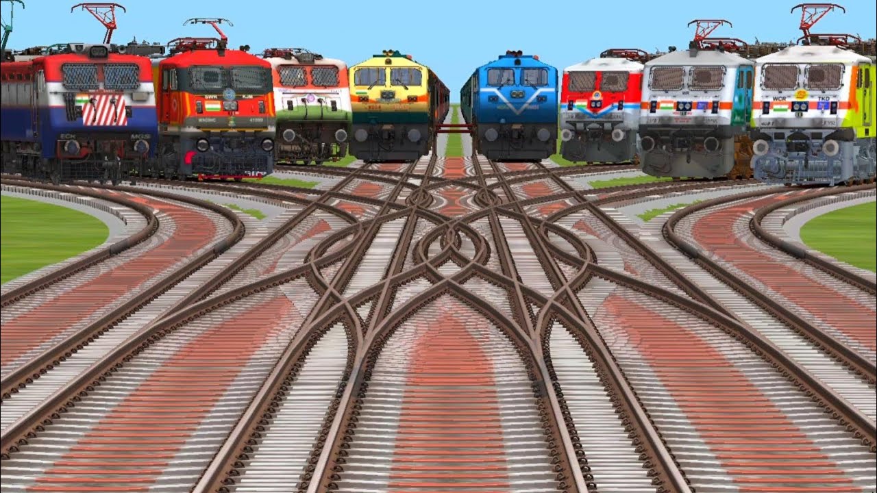 Indian trains locomotive ground floor bullet train dijle enjeen electric Rail train classic world 