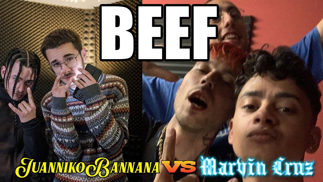 *Beef* Juanniko Banana acusa de plagio a Marvin Cruz (Yung Beef,Goa,Pochi). Informaci&oacute;n Beef