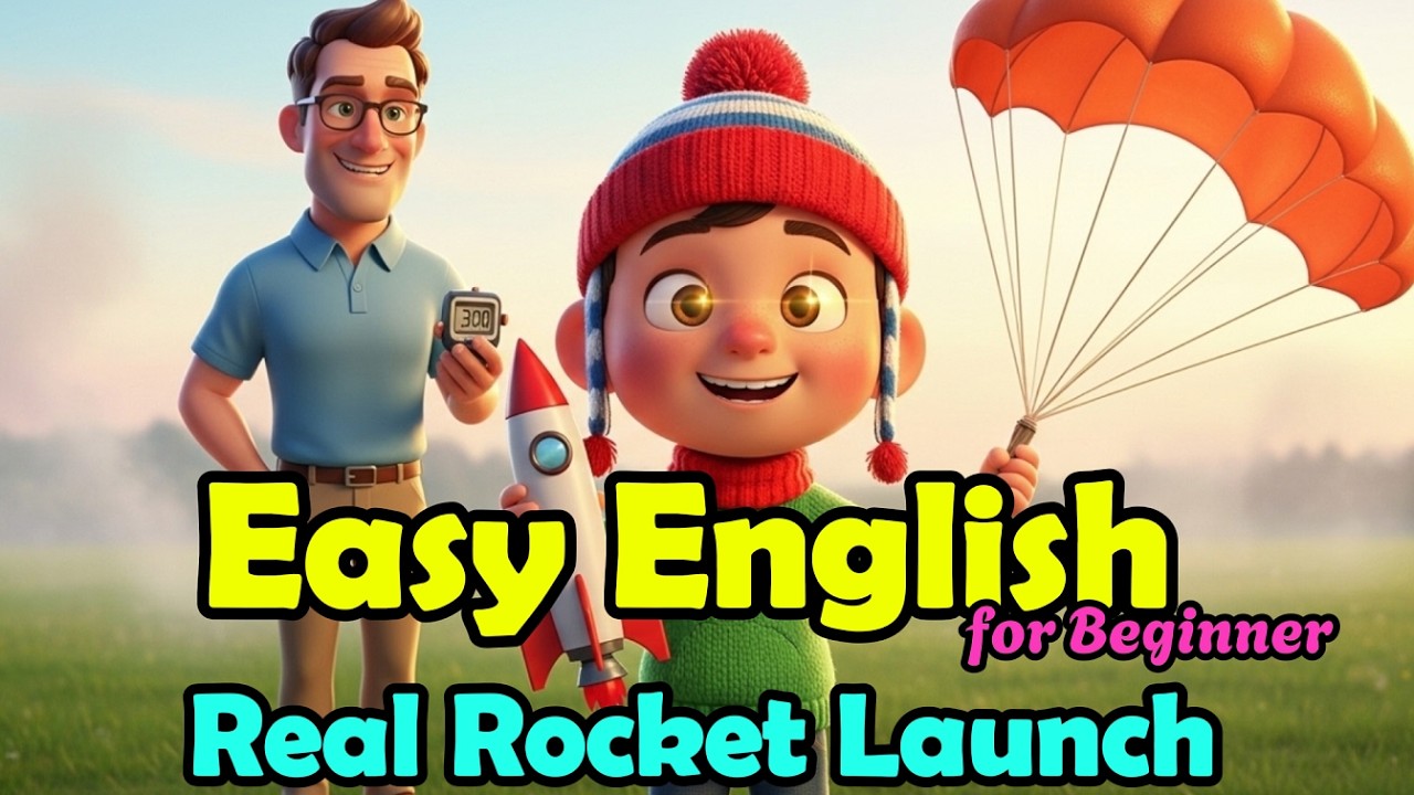 Building and Launching a Rocket - Fun Science for Kids | #easyenglish
