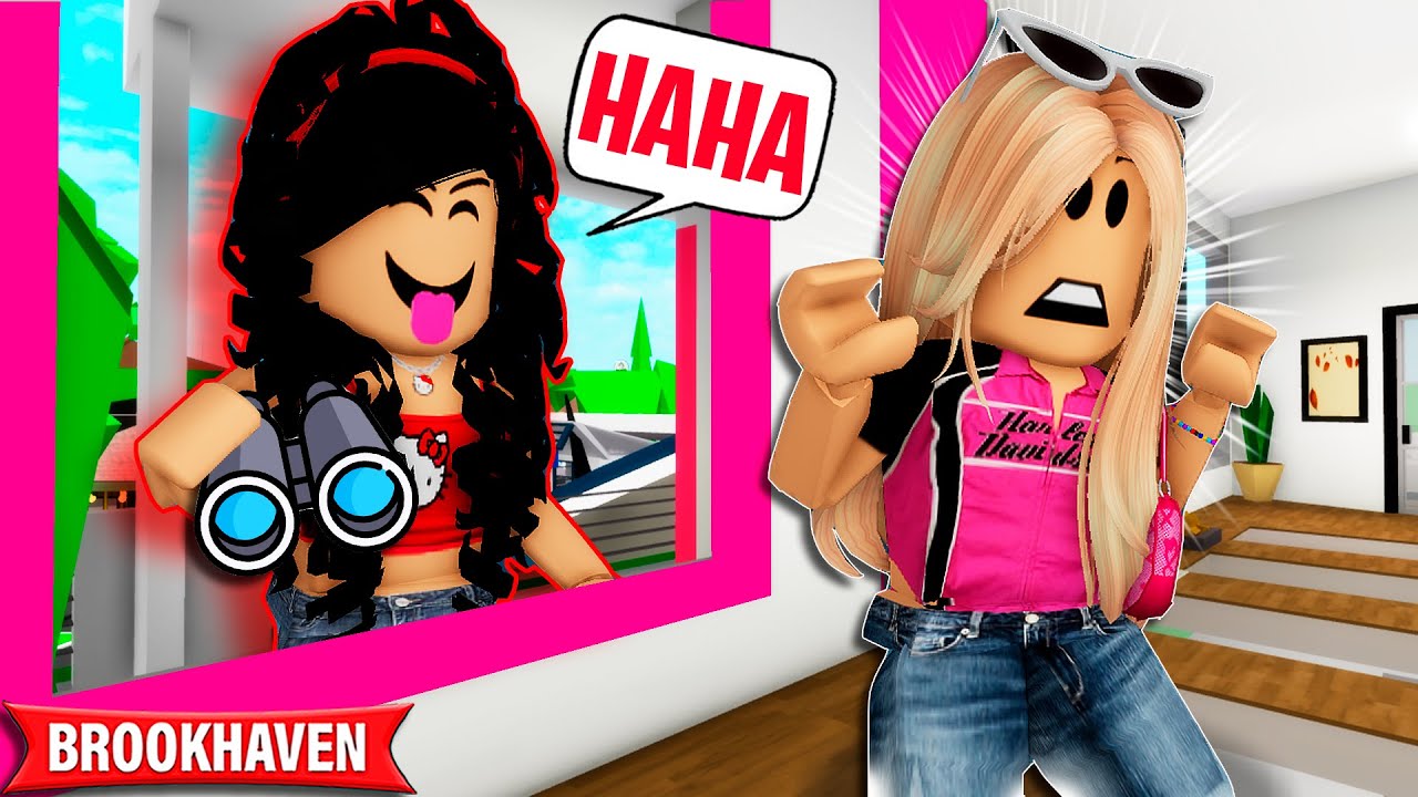 A MENINA FOFOQUEIRA ESTÁ ME ESPIONANDO | Historinhas Brookhaven Roblox | Bibi e Lud