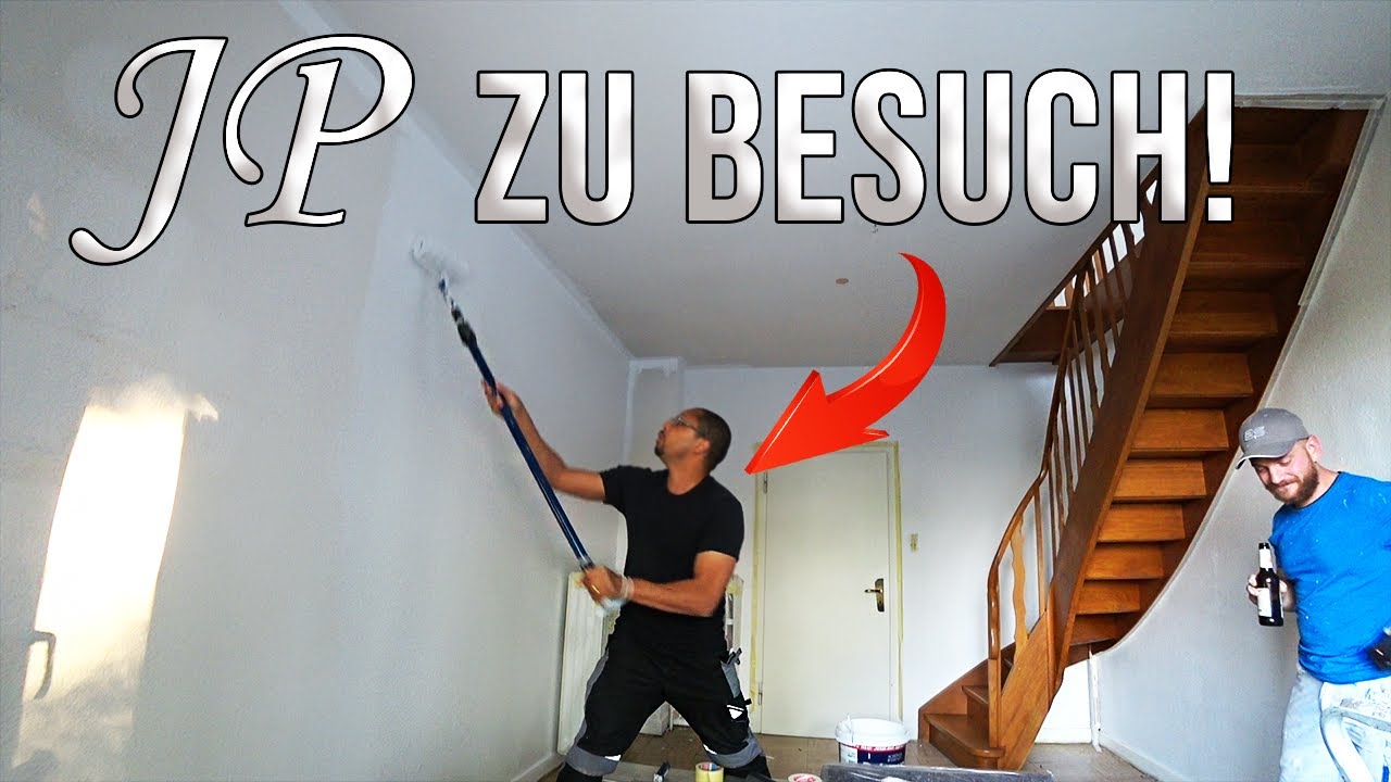 JP war zu Besuch und hat GESTRICHEN😎 (und hat uns abgef&uuml;llt😂)