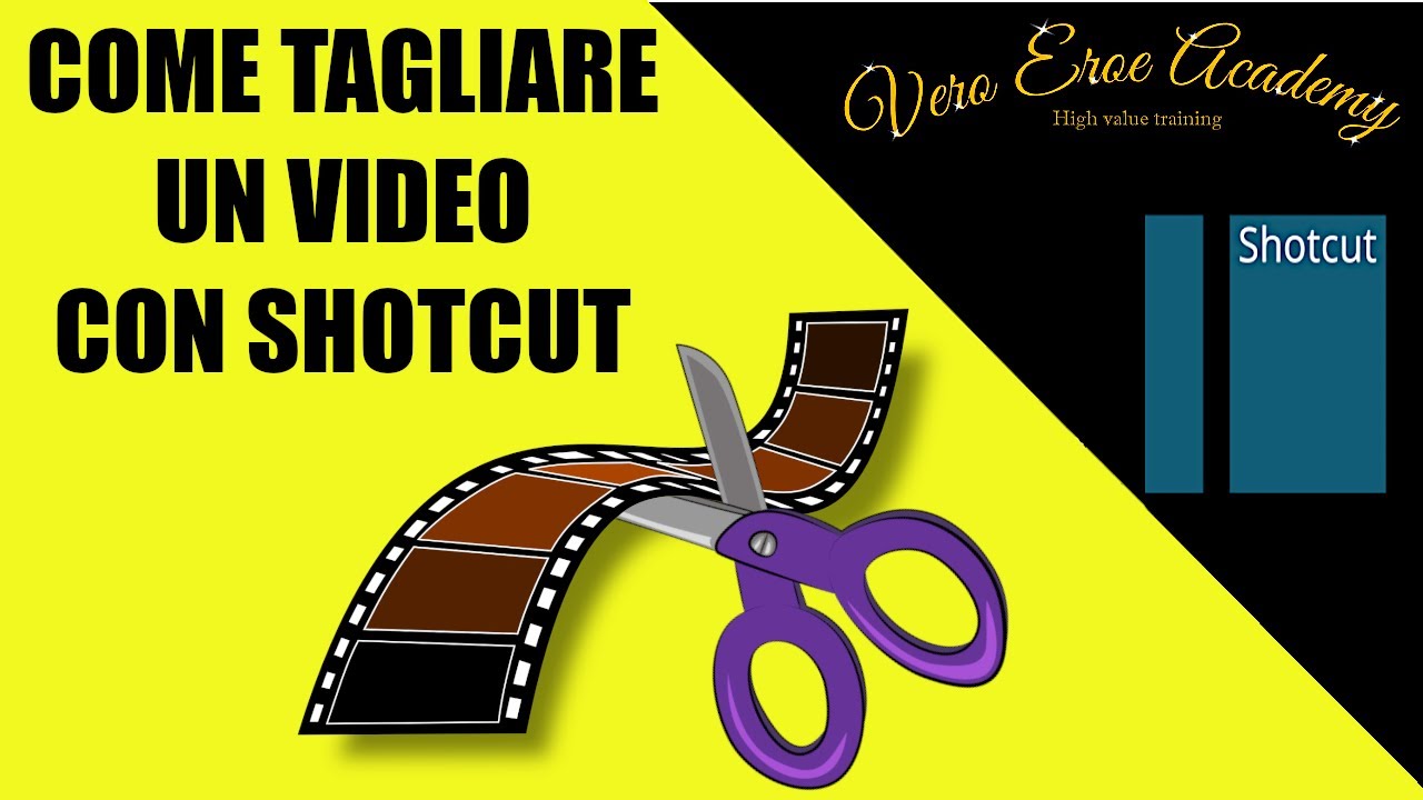 COME TAGLIARE UN VIDEO CON SHOTCUT - HOW TO CUT VIDEOS