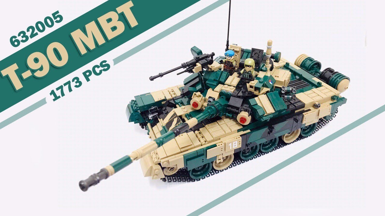 Lego Fan's T-90 Main Battle Tank by Panlos Brick.