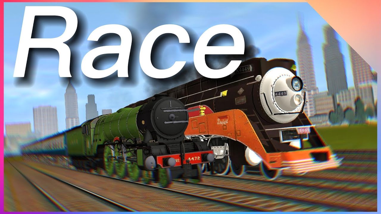 Trainz Driver2｜Southern Pacific 4449 V.S. LNER 4472 Flying Scotsman (Race!)