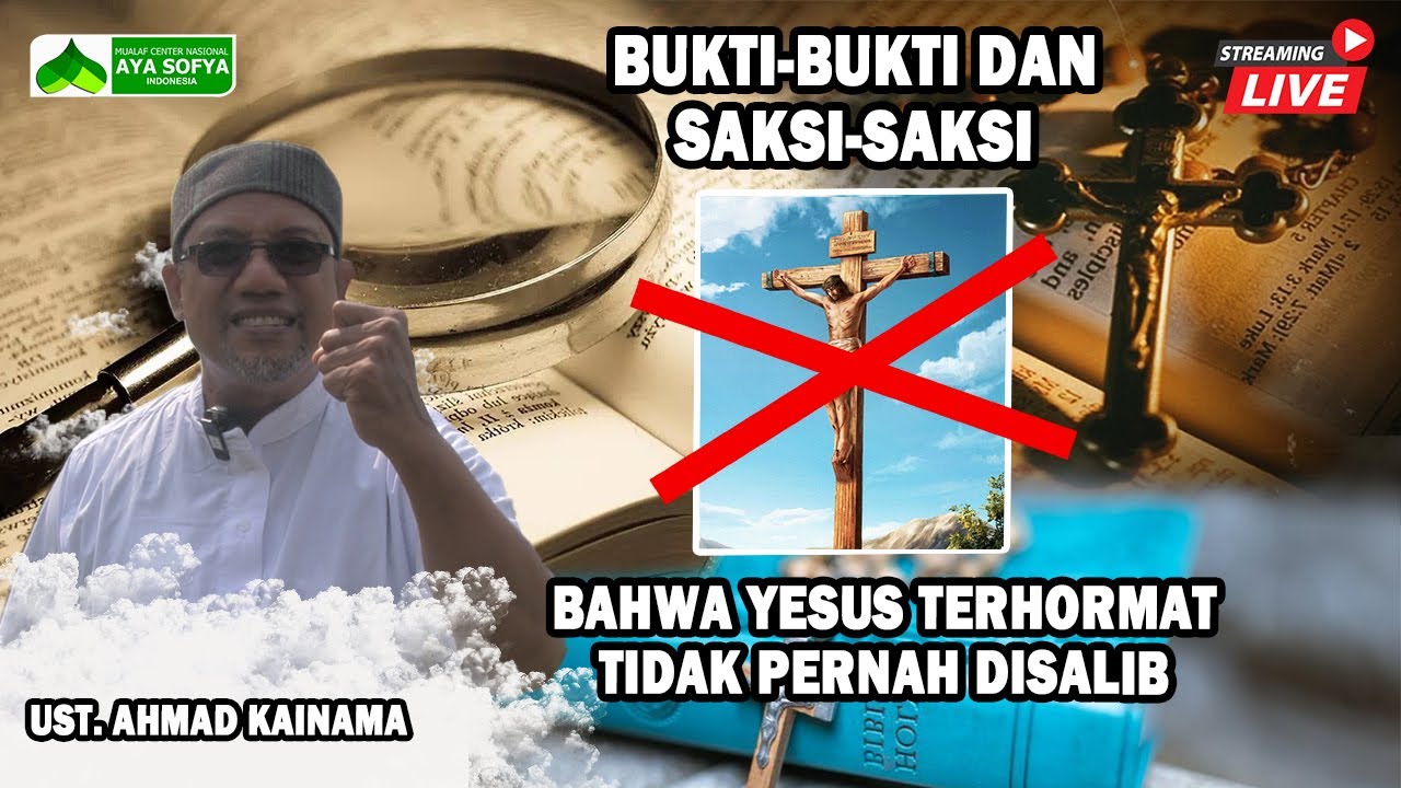🔴LIVE -  BUKTI-BUKTI DAN SAKSI-SAKSI BAHWA YESUS TERHORMAT TIDAK PERNAH DISALIB
