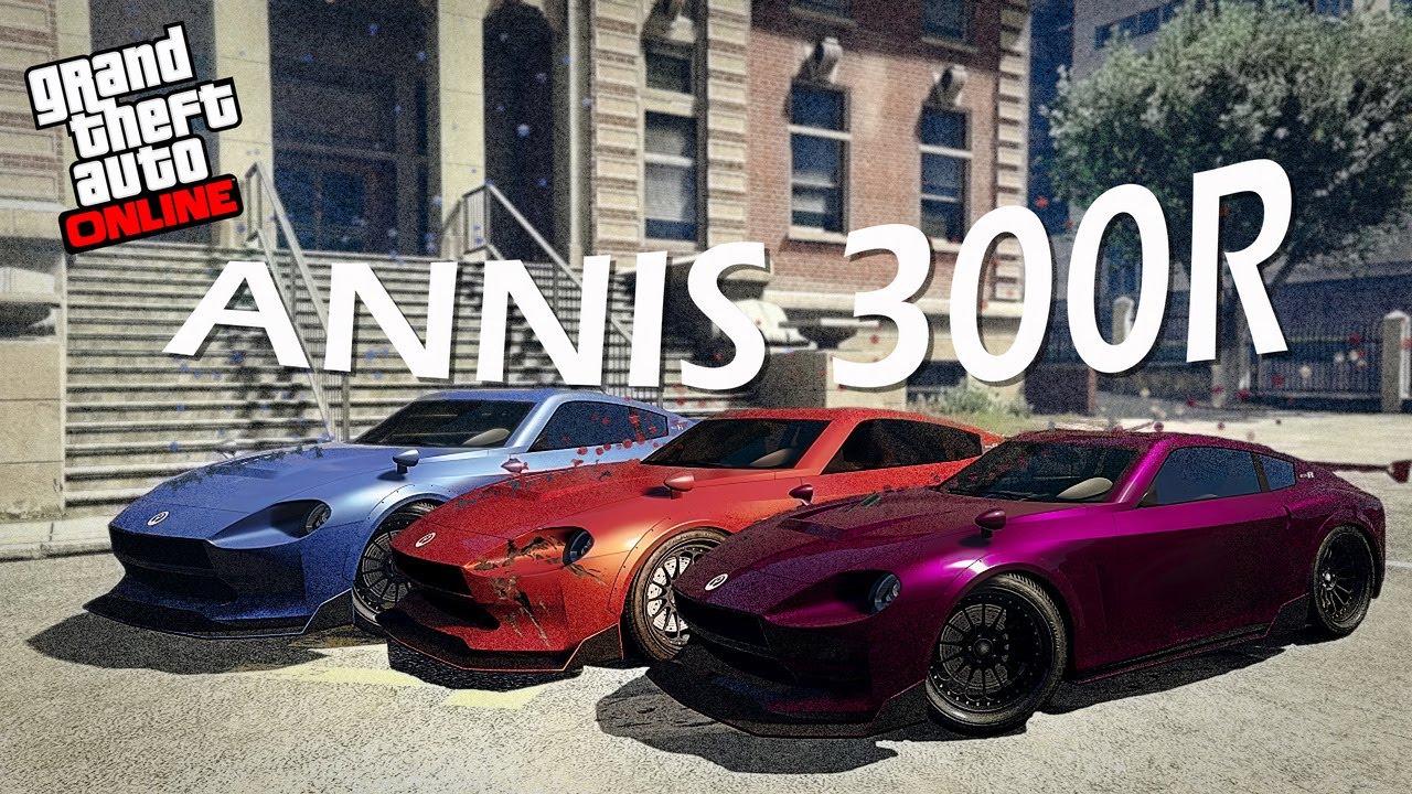 NEW! GTA 5 ONLINE ANNIS 300R CREW COLORS (TOP 3 PAINT JOBS)