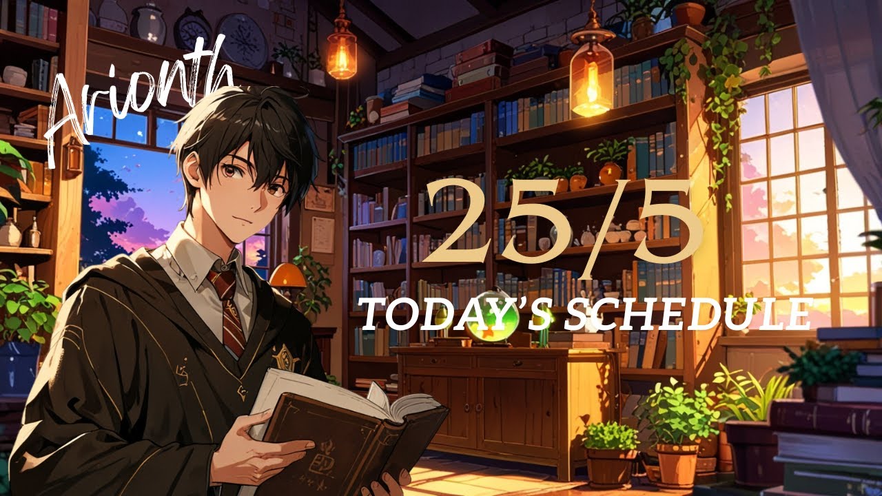 💚Study With Me | Arionth: Pomodoro 25/5 x4 — Join the Magical Study Hour