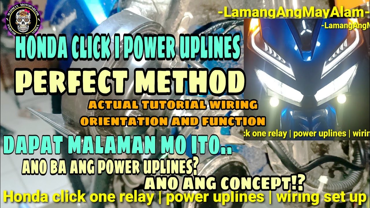 HONDA CLICK i 125 V2 POWER UPLINES METHOD | TAMANG PARAAN | STABLE CURRENT FLOW | NO VOLTAGE DROP